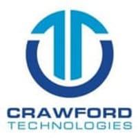 Crawford Technologies logo with stylized signal icon