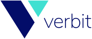 Verbit logo in green an blue